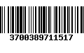 Código de Barras 3700389711517