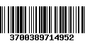 Código de Barras 3700389714952