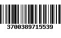 Código de Barras 3700389715539