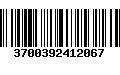 Código de Barras 3700392412067