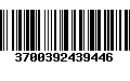 Código de Barras 3700392439446