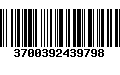 Código de Barras 3700392439798