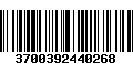 Código de Barras 3700392440268