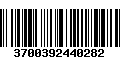 Código de Barras 3700392440282