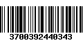 Código de Barras 3700392440343