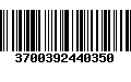 Código de Barras 3700392440350