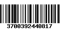 Código de Barras 3700392440817