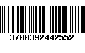 Código de Barras 3700392442552