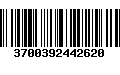 Código de Barras 3700392442620