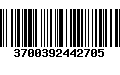 Código de Barras 3700392442705