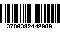 Código de Barras 3700392442989