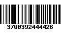 Código de Barras 3700392444426