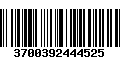 Código de Barras 3700392444525