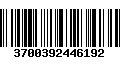 Código de Barras 3700392446192