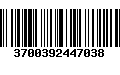 Código de Barras 3700392447038