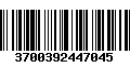 Código de Barras 3700392447045