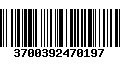 Código de Barras 3700392470197