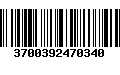 Código de Barras 3700392470340