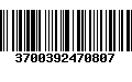 Código de Barras 3700392470807