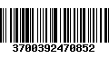 Código de Barras 3700392470852