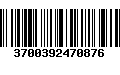 Código de Barras 3700392470876