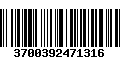 Código de Barras 3700392471316