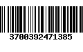 Código de Barras 3700392471385