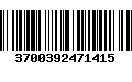 Código de Barras 3700392471415