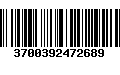 Código de Barras 3700392472689