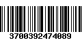 Código de Barras 3700392474089