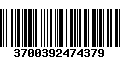 Código de Barras 3700392474379