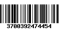 Código de Barras 3700392474454