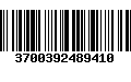 Código de Barras 3700392489410