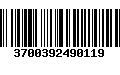 Código de Barras 3700392490119