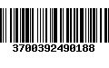 Código de Barras 3700392490188