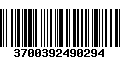 Código de Barras 3700392490294