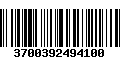 Código de Barras 3700392494100