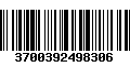 Código de Barras 3700392498306