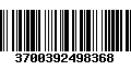 Código de Barras 3700392498368