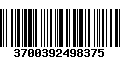 Código de Barras 3700392498375