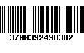 Código de Barras 3700392498382