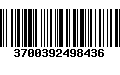 Código de Barras 3700392498436