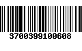 Código de Barras 3700399100608