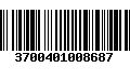 Código de Barras 3700401008687