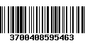 Código de Barras 3700408595463