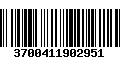 Código de Barras 3700411902951