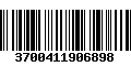 Código de Barras 3700411906898