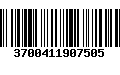 Código de Barras 3700411907505