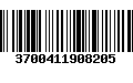 Código de Barras 3700411908205