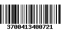 Código de Barras 3700413400721